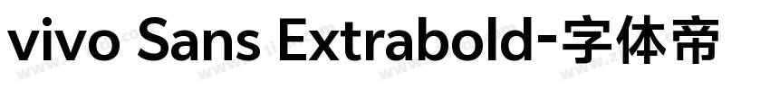 vivo Sans Extrabold字体转换
